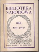 Pindar, Wybór Poezji,  BN nr 199 Seria II