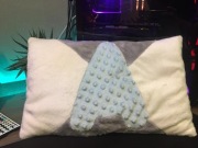 poduszka z literką "A"