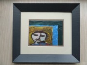 Alfred Behle Portret olejny 1950