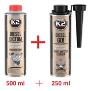 K2 Diesel Dictum 500 ml + K2 Diesel GO Do czyszczenia wtrysków wtryskiwaczy