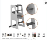 KITCHEN HELPER | POMOCNIK KUCHENNY| MEBLE WRÓBEL | 3 poziomy stabilny