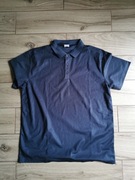 Koszulka Polo, przewiewna, regular fit L Szara