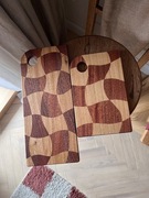 Zestaw 2 desek dąb i mahoń 