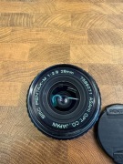 Obiektyw Pentax-M 1:2.8 28mm oraz SIGMA ZOOM 100-300mm 1:4.5-6.7