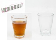 kieliszki szklane 50 ml do wódki PASKI na dole 6 x 4,5 cm kpl 6 szt. SGH-50