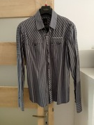 Koszula szara w paski, Jean Piere, slim, rozm. M