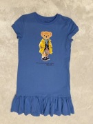 Polo ralph lauren mis sukienka niebieska lato modna 124/128 7/8l