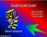Roblox Steal A Brainrot Gold Gold Gold 50-280m/s NAJTANIEJ !