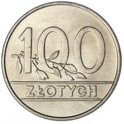 100 ZŁOTYCH MONETA LATA 80/90