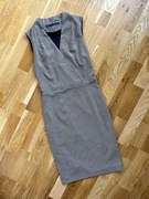 Ołówkowa sukienka w pepitkę Zara Basic r. XS + gratis