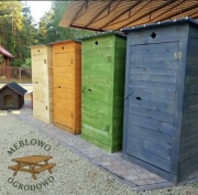 WC drewniane / Kibel / Swawojka – solidna, duża, z Sosny!  