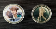 Elvis Presley 2 monety medale kolekcjonerskie