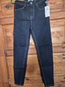 Spodnie legginsy granatowe skinny (36) House 