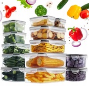 POJEMNIKI NA ŻYWNOŚĆ ZESTAW 12w1 350ml - 1L LUNCHBOX ŚNIADANIÓWKA 