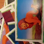Naklejki albumowe Krol Lew Panini Disney z lat 90