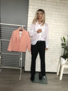 zestaw 3 szt  żakiet Zara koszula Stradivarius spodnie sOliver