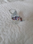 Szklana figurka .Ptaszek