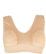 stanik sportowy biustonosz beżowy push up DeFacto woman XS-S