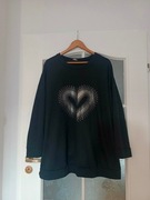 Bluza czarna z sercem