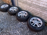 Koła 225/55/17 5x115 et40 zimowe opony