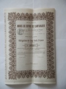 MINES DE CUIVRE DE CAMPANARIO PARIS - 1909- przecena wielkanocna