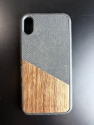 Etui iPhone XR Elements Hel drewniane case
