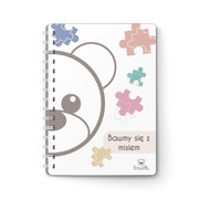 CICHA książeczka EDUKACYJNA do pisania Bawi Miś 