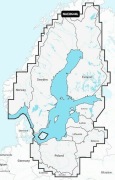 Mapa Navionics NAEU644L - Polska jeziora, Bałtyk, Szwecja