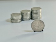 BEZCENNA CENNA KOLEKCJA POLSKICH MONET 50 GROSZY | RÓŻNE LATA 1978-1988!