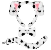 Strój przebranie kostium dziewczęcy chłopięcy pies dalmatyńczyk uniwersalny