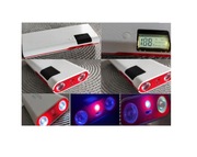 powerbank battery 20000mah 3 usb ładowarka latarka laser led