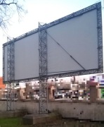 Konstrukcja wolnostojąca - baner, reklama
