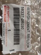 Toyota 58337-05030 Wzmocnienie  płyty podłogowej