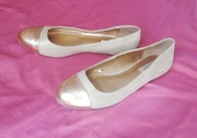 baleriny eleganckie Jenifer Lopez 39 /40 beżowo-złote