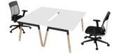 biurko 160x80 + fotel obrotowy z mechanizm Synchro
