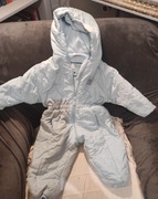 Kombinezon dla niemowlaka ocieplany z kapturem 74cm