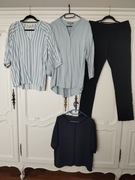 ZESTAW UBRAŃ ,RÓŻNE MARKI,ROZMIAR 42, 46 SZTUK