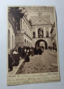 Pocztówka. Wilno .Ostra Brama.Wierni. Przed 1937