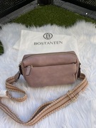 Torebka listonoszka na ramię na pasku różowa