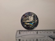 Magnes na lodówkę - 471f. SINGAPUR Metalowy Ruchomy SPINNER