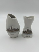 Dwa wazoniki węgierska porcelana Budapeszt