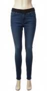 KAREN MILLEN SPODNIE DŻINSOWE JEANSOWE ELASTYCZNE LEGGINSY 36 S