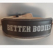 Pas kulturystyczny BETTER BODIES skóra natur. r M 