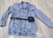 Katana Kurtka jeansowa z paskiem rozmiar 164