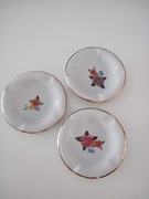 Zestaw Trzech Porcelanowych Popielniczek - PRL