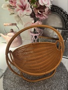 Duży rattanowy kosz na owoce hamak