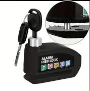 Motocyklowa blokada z alarmem