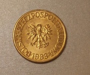 5  złotych 1983 r. 
