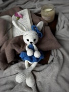 Królik na szydełku amigurumi handmade