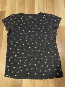 Reserved t-shirt bluzka ciemnoszara 164